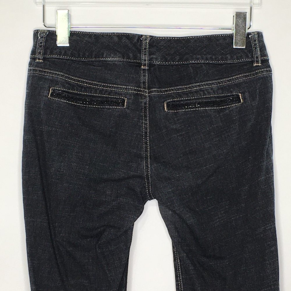 WHBM Jeans Trouser Leg Black Size 0